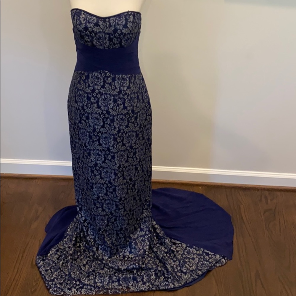 Brand new lace and chiffon  gown